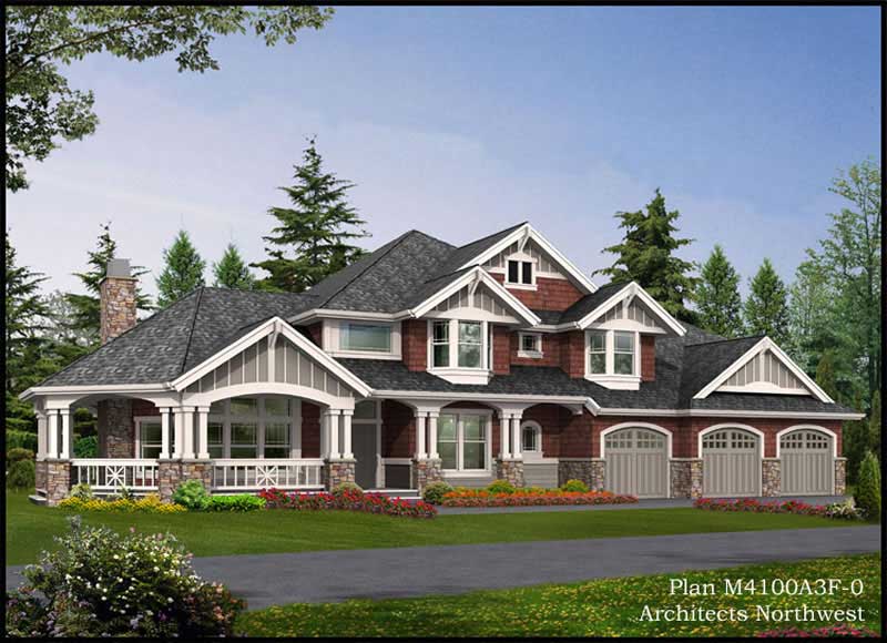 Exterior Photo of this 4-Bedroom,4220 Sq Ft Plan -4220