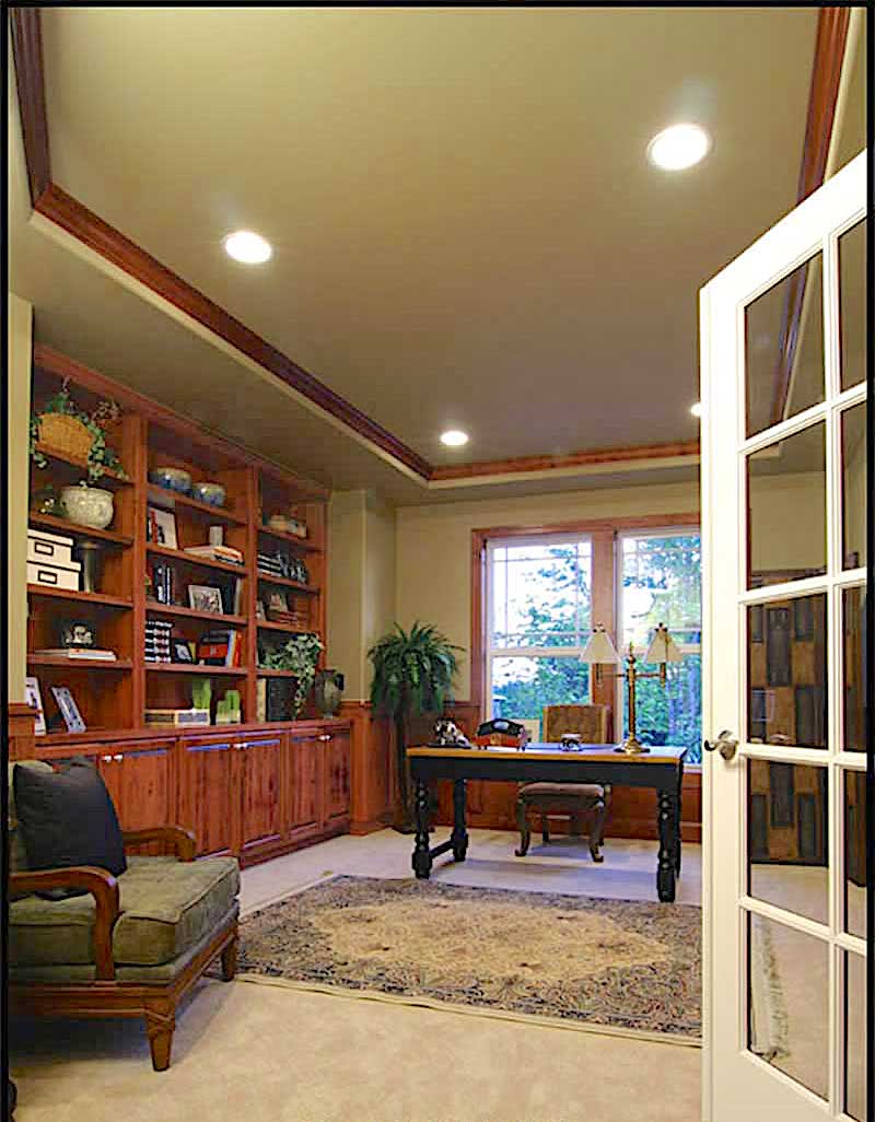 Home Office of this 4-Bedroom,4100 Sq Ft Plan -4100