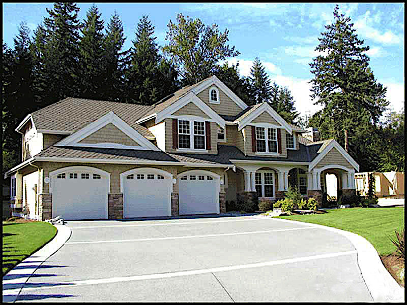 Garage of this 4-Bedroom,4100 Sq Ft Plan -4100