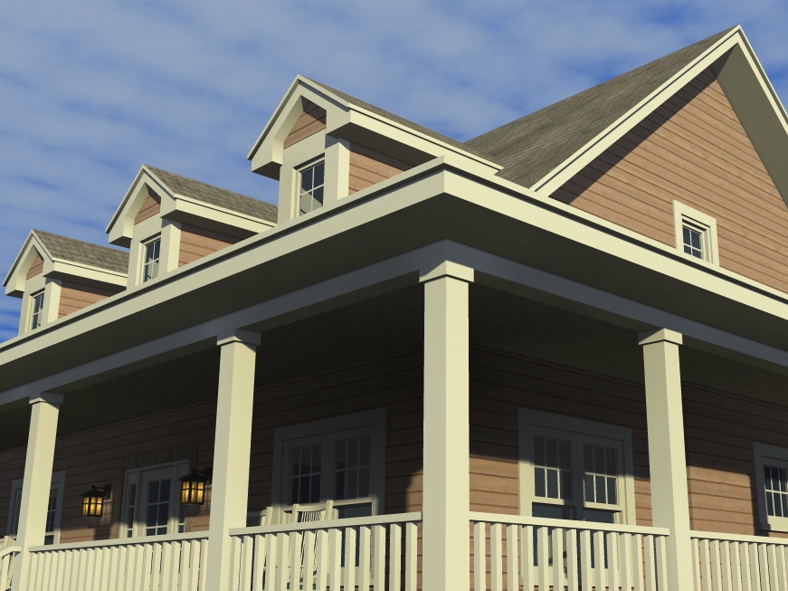 Home Plan Right Elevation of this 4-Bedroom,2265 Sq Ft Plan -116-1001