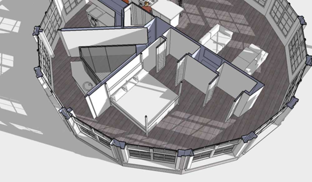 Master Bedroom of this 1-Bedroom, 1225 Sq Ft Plan - 116-1002