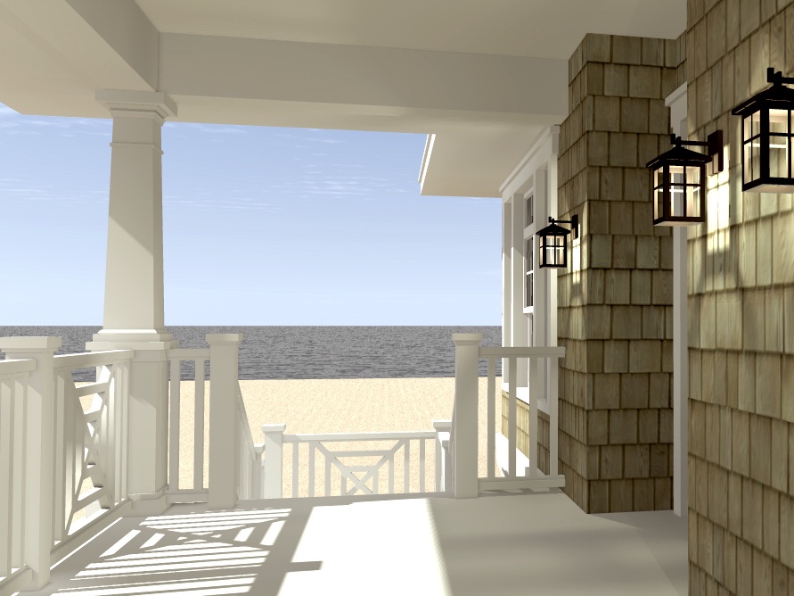 Porch of this 3-Bedroom, 2621 Sq Ft Plan - 116-1003