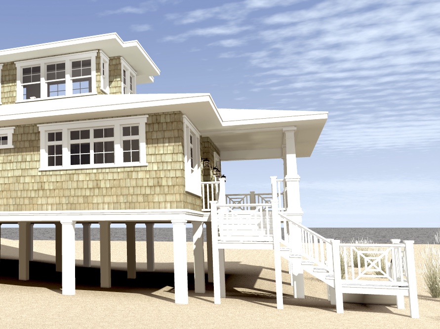 Home Plan Left Elevation of this 3-Bedroom,2621 Sq Ft Plan -116-1003
