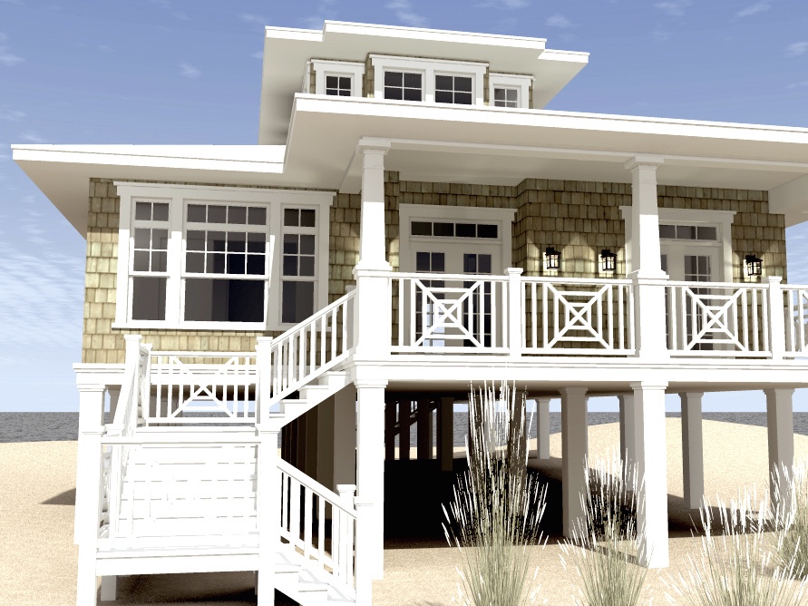 Front View of this 3-Bedroom, 2621 Sq Ft Plan - 116-1003