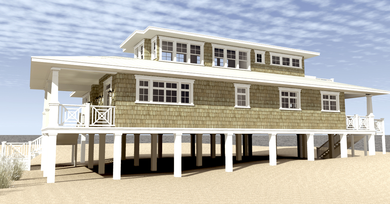Home Plan Right Elevation of this 3-Bedroom,2621 Sq Ft Plan -116-1003