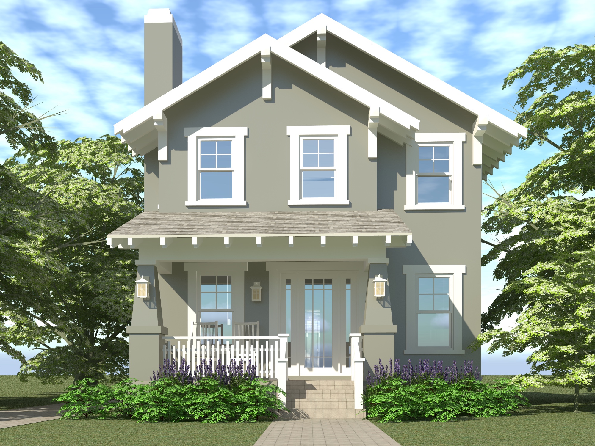 Front View of this 3-Bedroom, 1586 Sq Ft Plan - 116-1007
