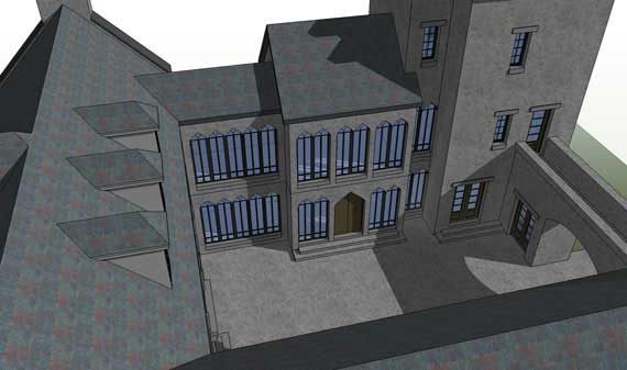 Aerial View of this 5-Bedroom, 6974 Sq Ft Plan - 116-1010