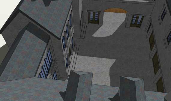 Aerial View of this 5-Bedroom, 6974 Sq Ft Plan - 116-1010