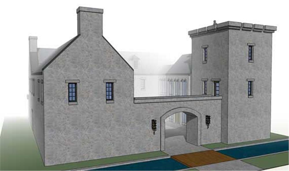 Front View of this 5-Bedroom, 6974 Sq Ft Plan - 116-1010