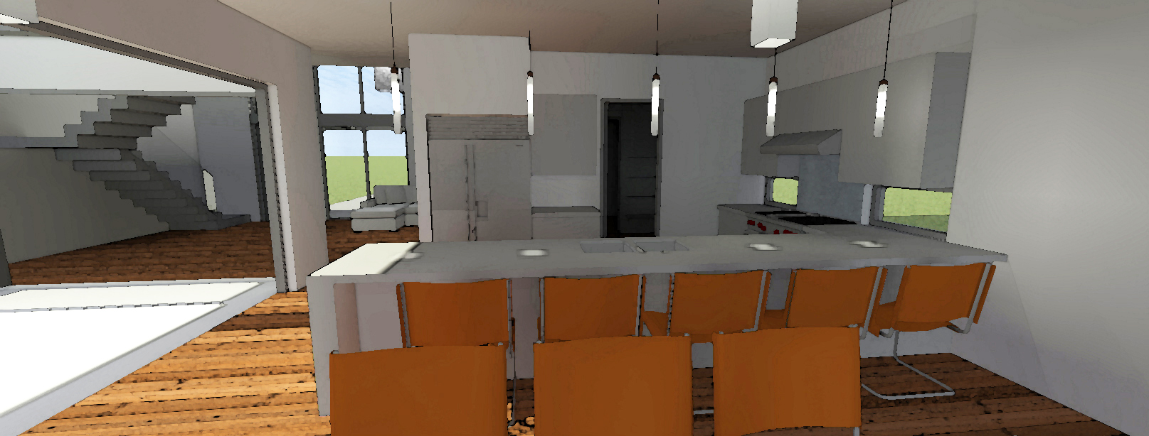 Kitchen of this 3-Bedroom, 2459 Sq Ft Plan - 116-1015