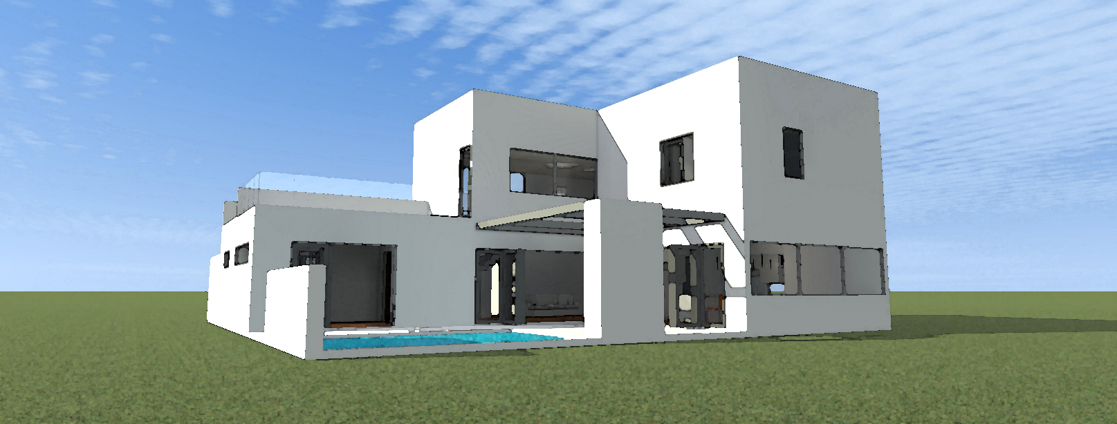 Home Plan Rear Elevation of this 3-Bedroom,2459 Sq Ft Plan -116-1015