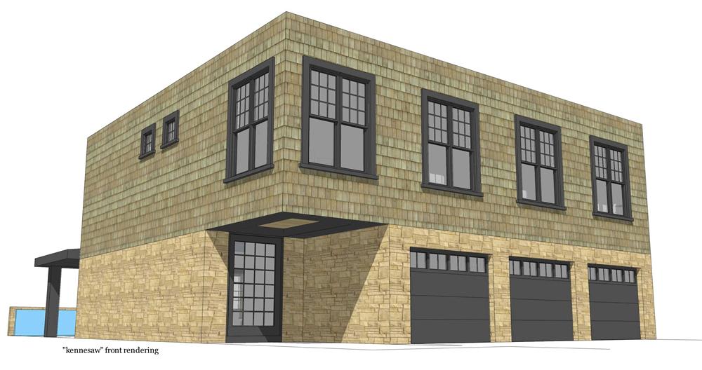 Front View of this 5-Bedroom, 3000 Sq Ft Plan - 116-1018