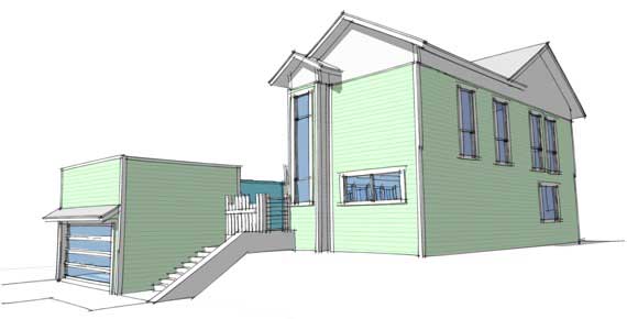 Home Plan Right Elevation of this 4-Bedroom,2592 Sq Ft Plan -116-1021