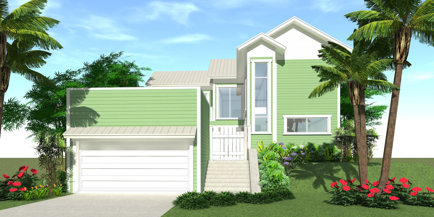 Home Plan Front Elevation of this 4-Bedroom,2592 Sq Ft Plan -116-1021