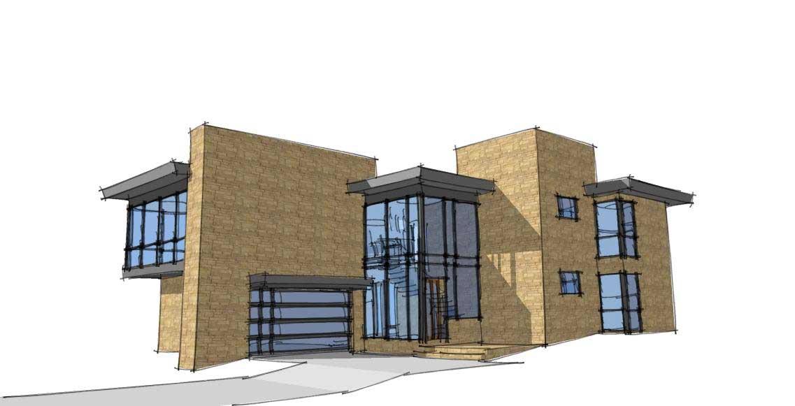 Right Side View of this 4-Bedroom, 3469 Sq Ft Plan - 116-1028