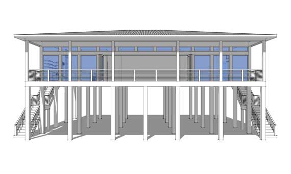 Front View of this 4-Bedroom, 2457 Sq Ft Plan - 116-1029