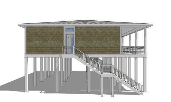 Left Side View of this 4-Bedroom, 2457 Sq Ft Plan - 116-1029