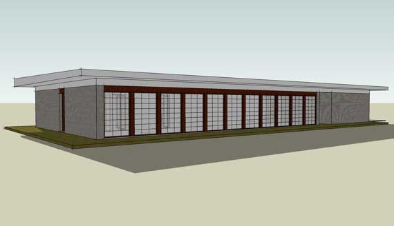 Rear View of this 4-Bedroom, 2457 Sq Ft Plan - 116-1031