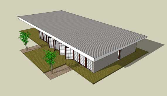Aerial View of this 4-Bedroom, 2457 Sq Ft Plan - 116-1031