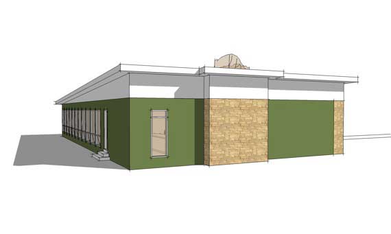 Left Side View of this 4-Bedroom, 2818 Sq Ft Plan - 116-1034