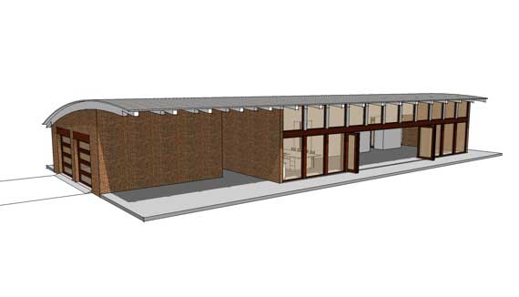 Rear View of this 4-Bedroom, 2457 Sq Ft Plan - 116-1037