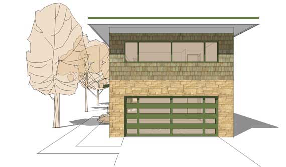 Front View of this 4-Bedroom, 2690 Sq Ft Plan - 116-1038