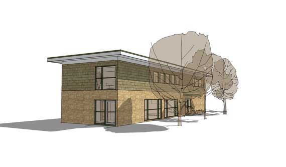Rear View of this 4-Bedroom, 2690 Sq Ft Plan - 116-1038