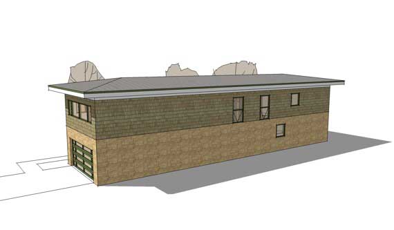 Right Side View of this 4-Bedroom, 2690 Sq Ft Plan - 116-1038