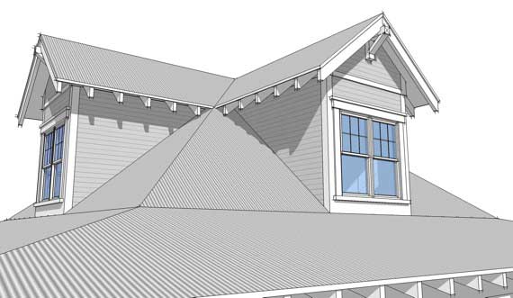 Front View of this 2-Bedroom, 1527 Sq Ft Plan - 116-1043