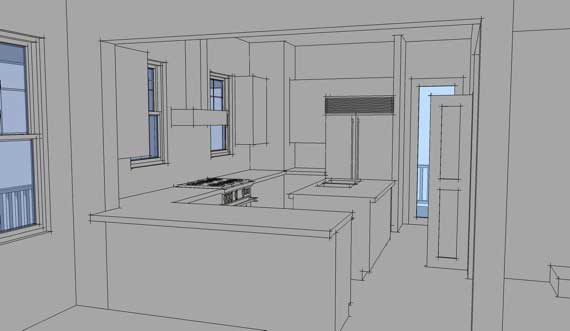 Kitchen of this 2-Bedroom, 1527 Sq Ft Plan - 116-1043