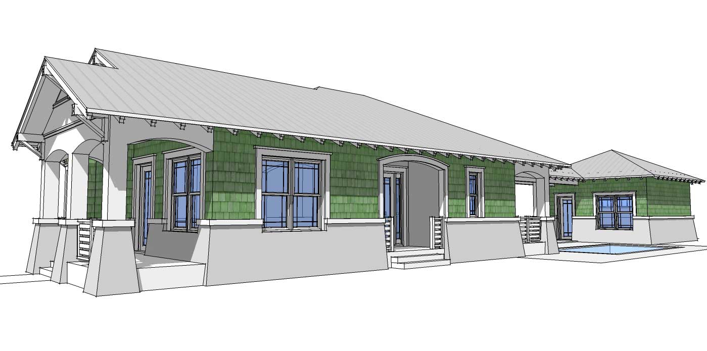 Right Side View of this 3-Bedroom, 1474 Sq Ft Plan - 116-1051