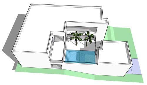 Aerial View of this 6-Bedroom, 4757 Sq Ft Plan - 116-1067