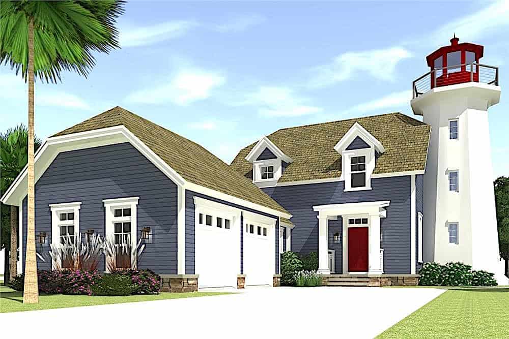 Front View of this 3-Bedroom, 2082 Sq Ft Plan - 116-1073