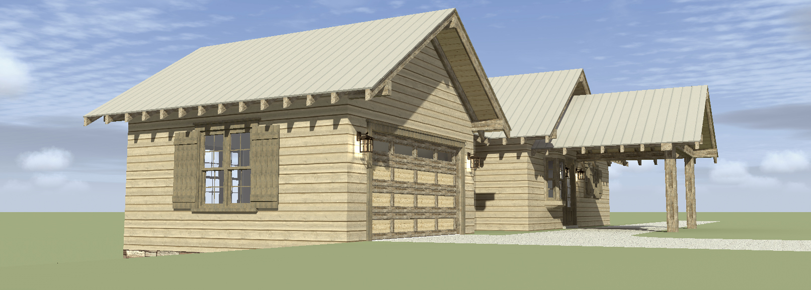 Home Plan Right Elevation of this 3-Bedroom,2200 Sq Ft Plan -116-1074
