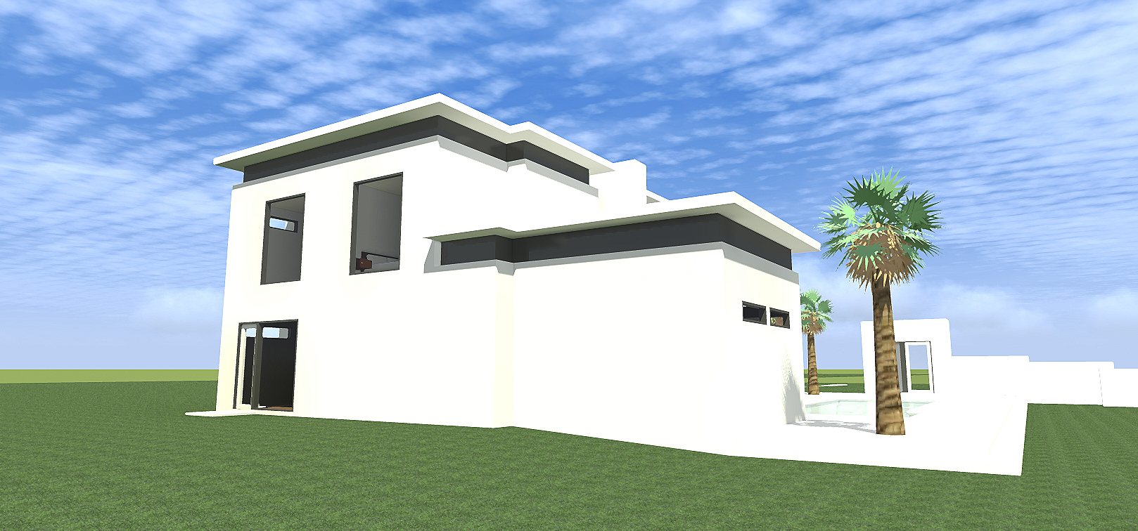 Home Plan Right Elevation of this 4-Bedroom,3885 Sq Ft Plan -116-1080