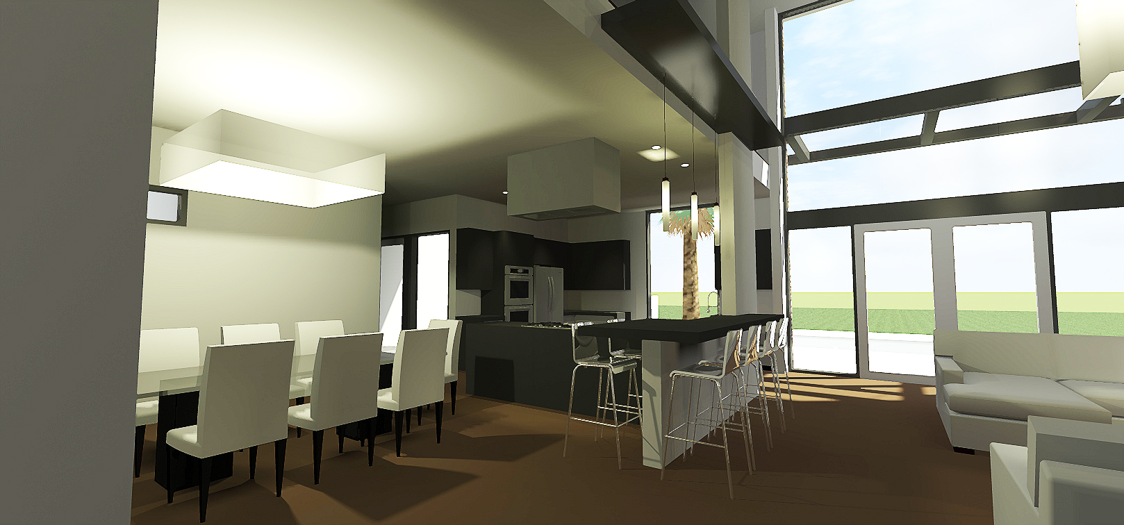 Dining Room of this 4-Bedroom, 3885 Sq Ft Plan - 116-1080