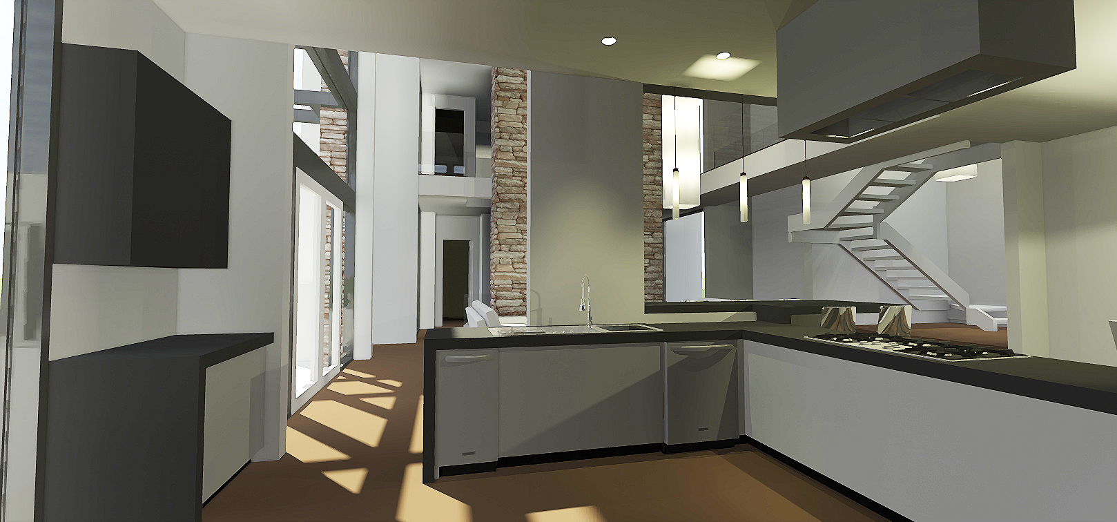 Kitchen of this 4-Bedroom, 3885 Sq Ft Plan - 116-1080