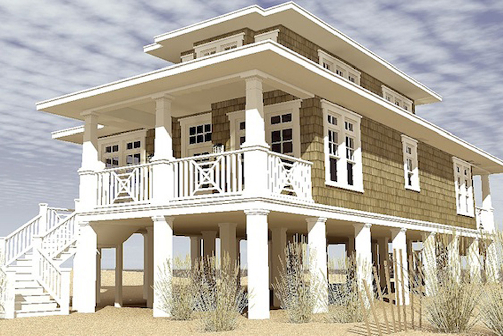Front View of this 3-Bedroom, 1581 Sq Ft Plan - 116-1085