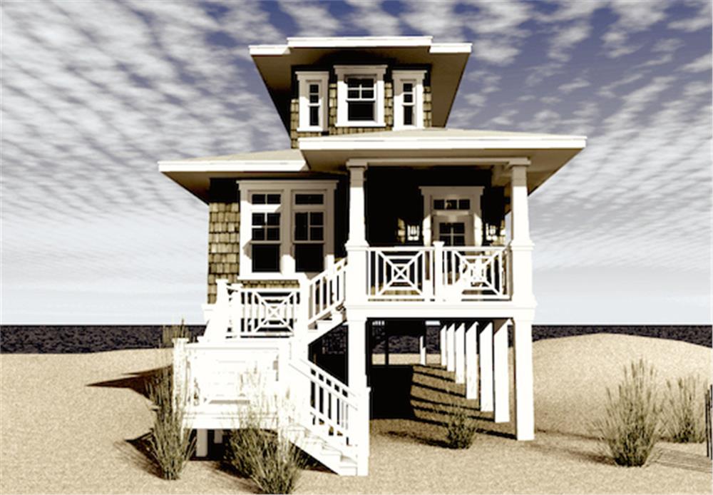 Front Door of this 2-Bedroom, 1283 Sq Ft Plan - 116-1089