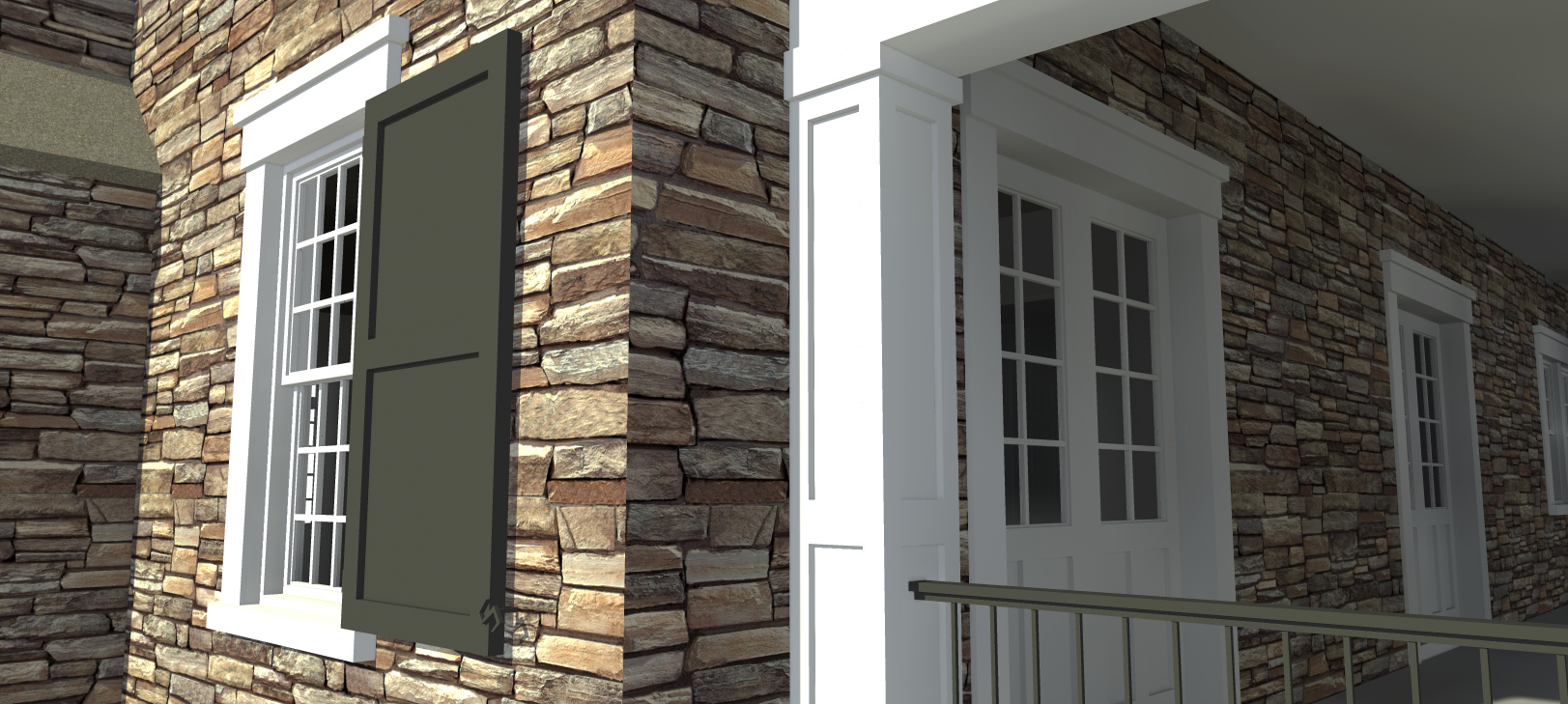 Porch of this 4-Bedroom, 3722 Sq Ft Plan - 116-1090