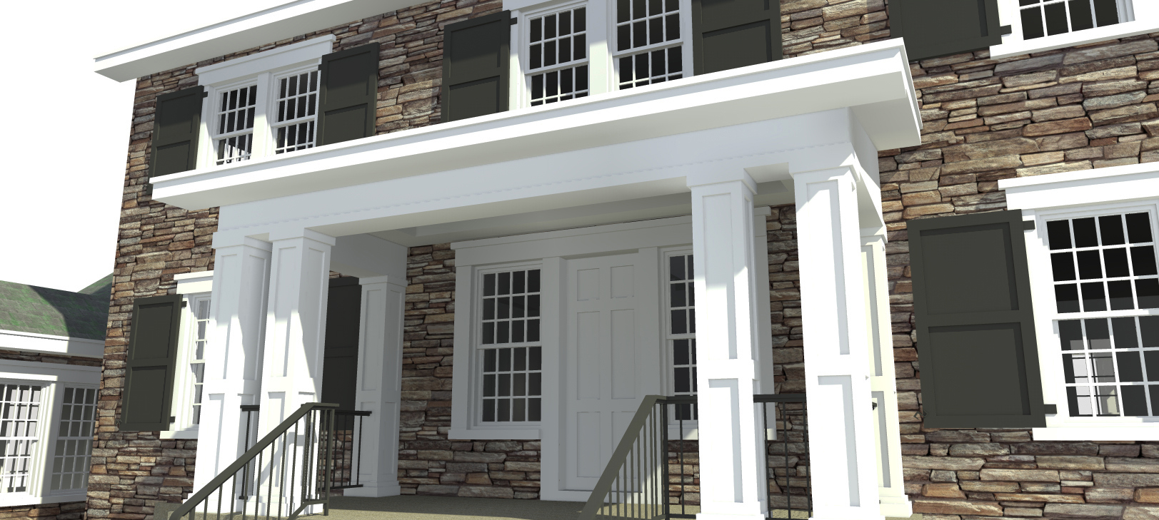 Front Door of this 4-Bedroom, 3722 Sq Ft Plan - 116-1090
