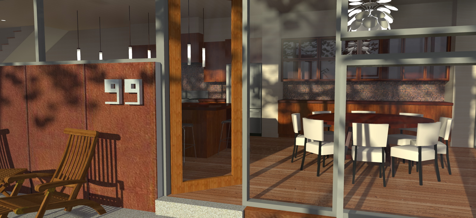 Dining Room of this 3-Bedroom, 1968 Sq Ft Plan - 116-1091