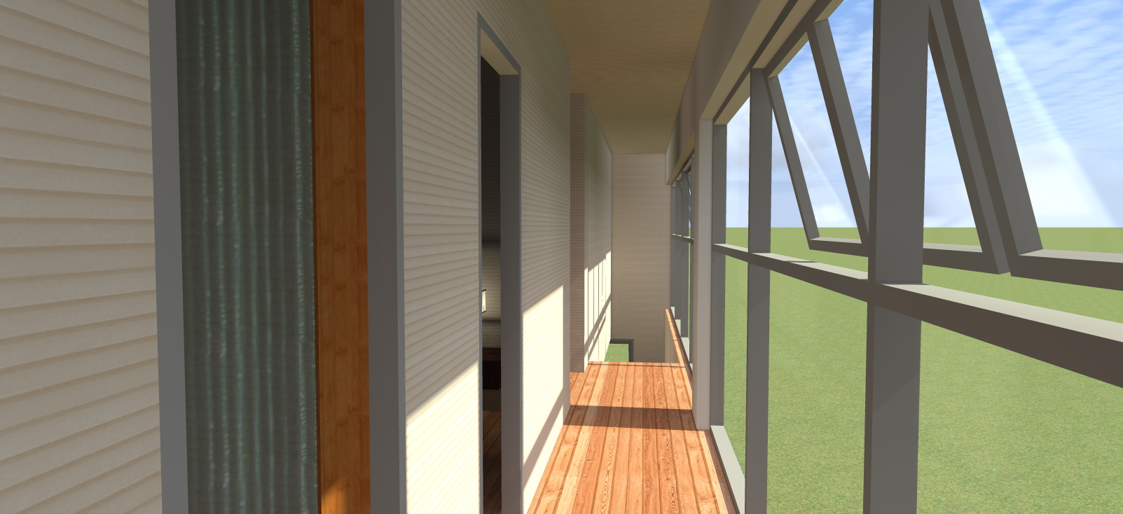 Hallway of this 3-Bedroom, 1968 Sq Ft Plan - 116-1091