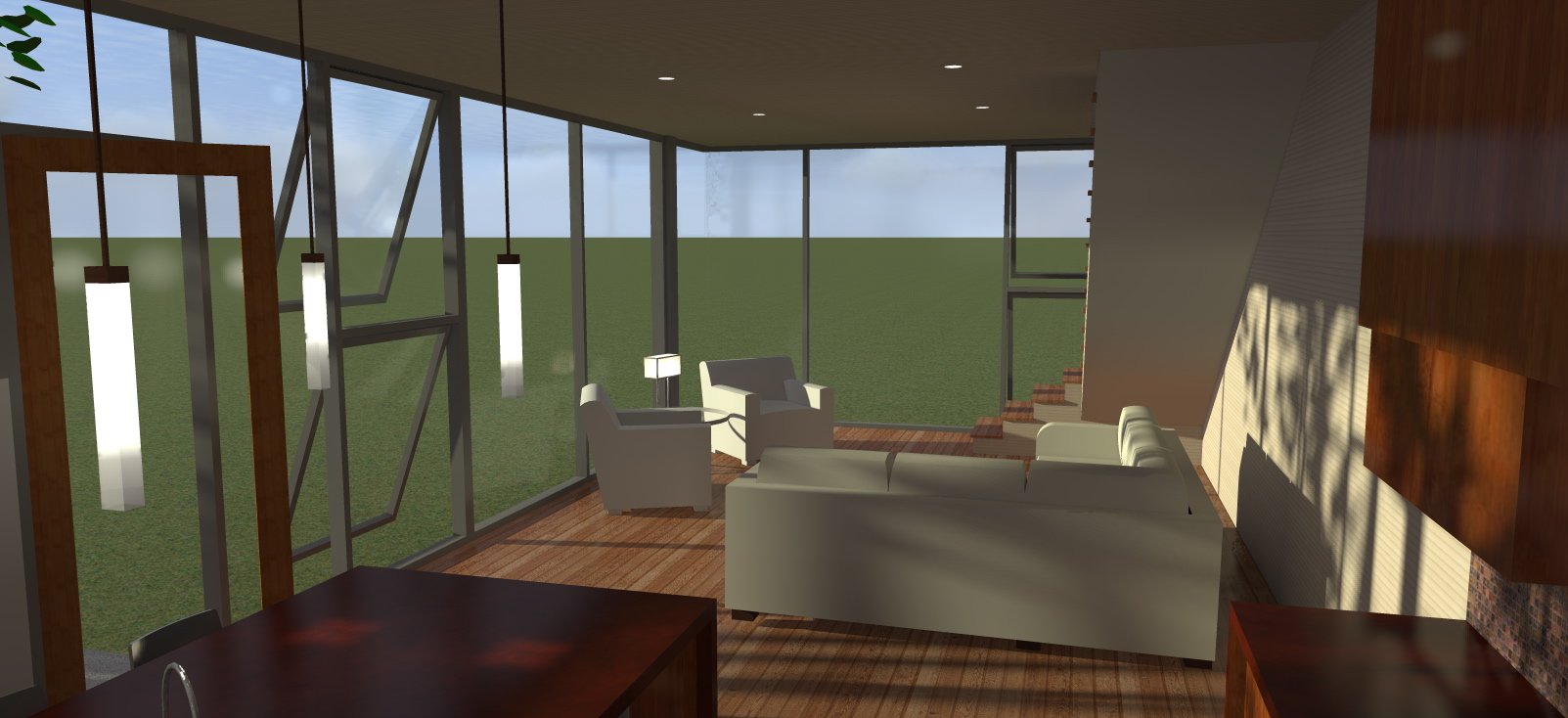 Living Room of this 3-Bedroom, 1968 Sq Ft Plan - 116-1091