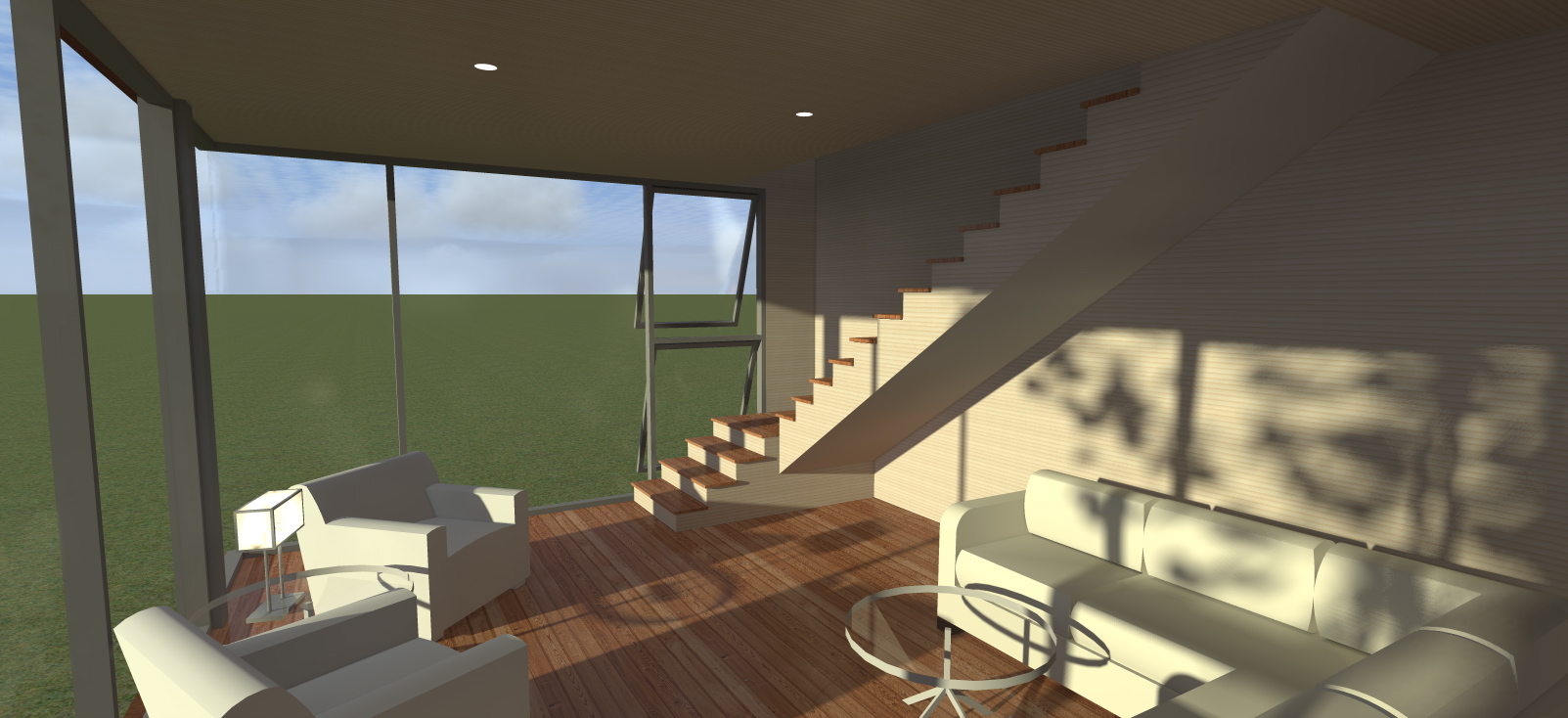 Living Room of this 3-Bedroom, 1968 Sq Ft Plan - 116-1091