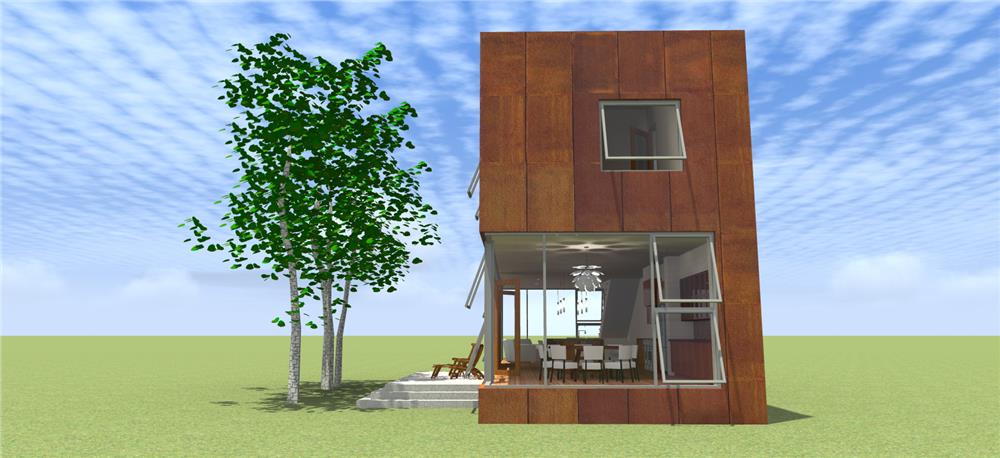 Home Plan Right Elevation of this 3-Bedroom,1968 Sq Ft Plan -116-1091