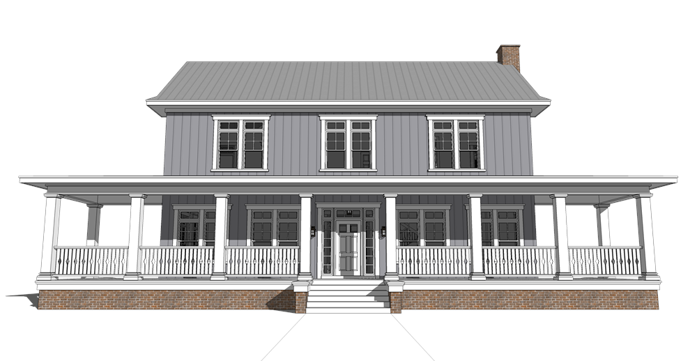 Front View of this 5-Bedroom, 4742 Sq Ft Plan - 116-1092