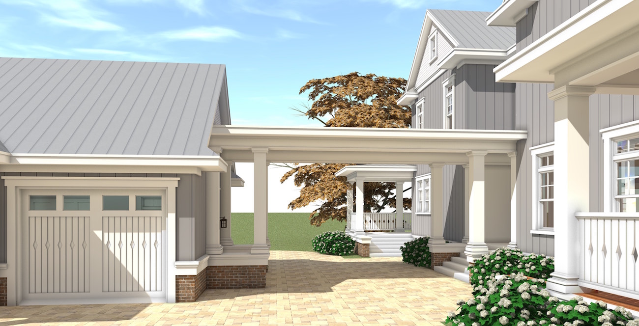 Garage of this 5-Bedroom, 4742 Sq Ft Plan - 116-1092