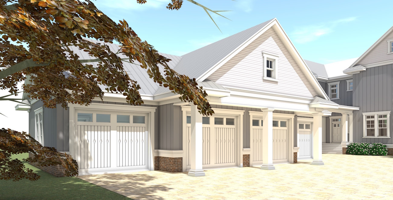 Garage of this 5-Bedroom, 4742 Sq Ft Plan - 116-1092