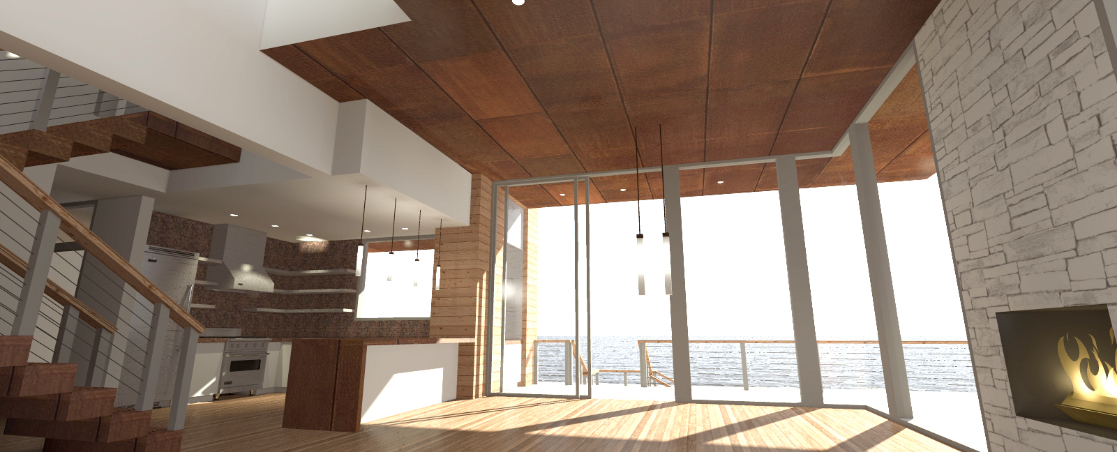 Living Room of this 4-Bedroom, 2490 Sq Ft Plan - 116-1094